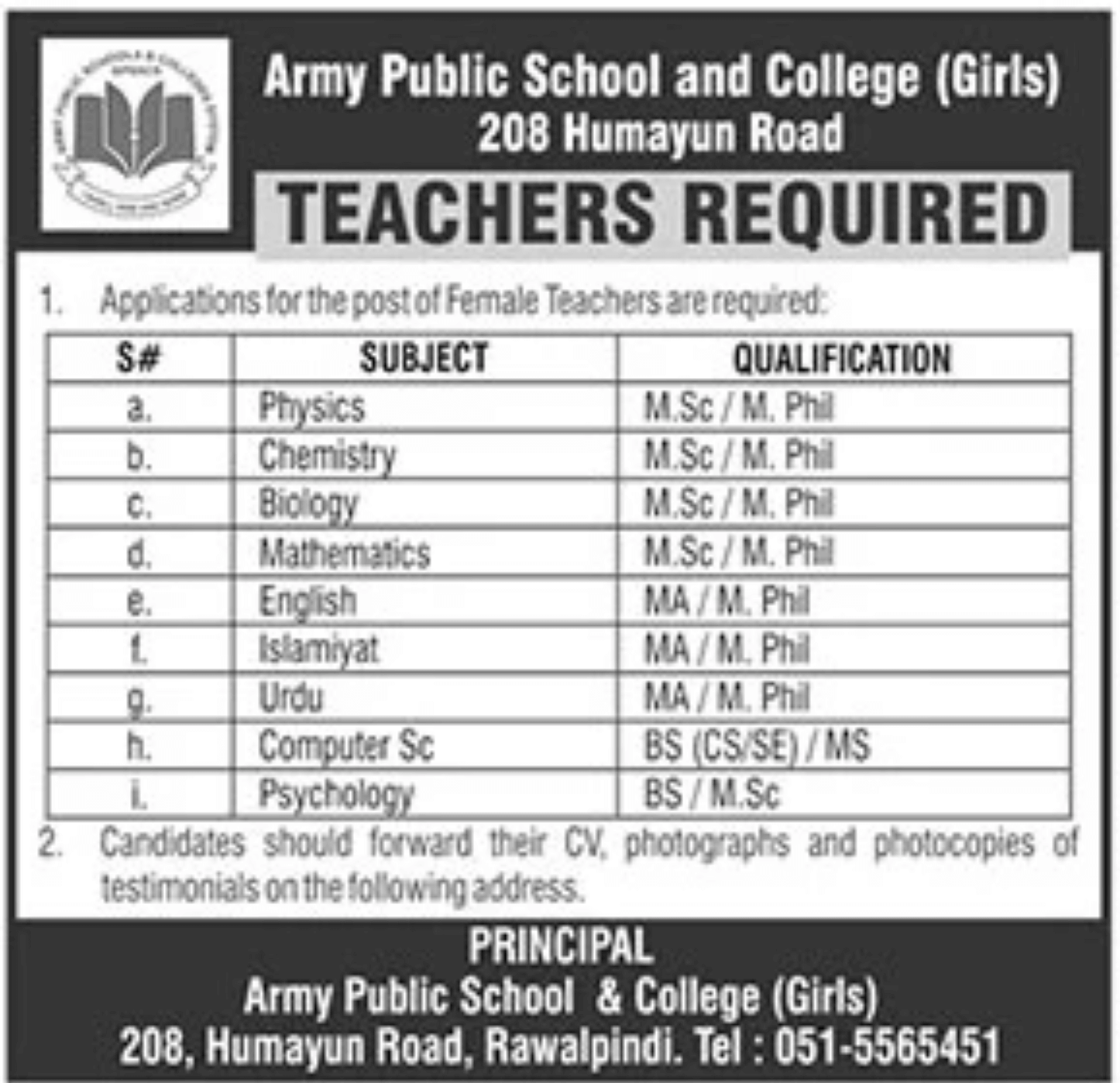 aps-rawalpindi-jobs-2023-army-public-school-vacancies-apply-now